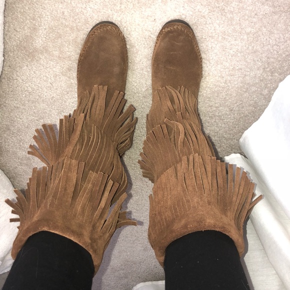 fringe boots🌟🌟🌟 - Picture 2 of 4